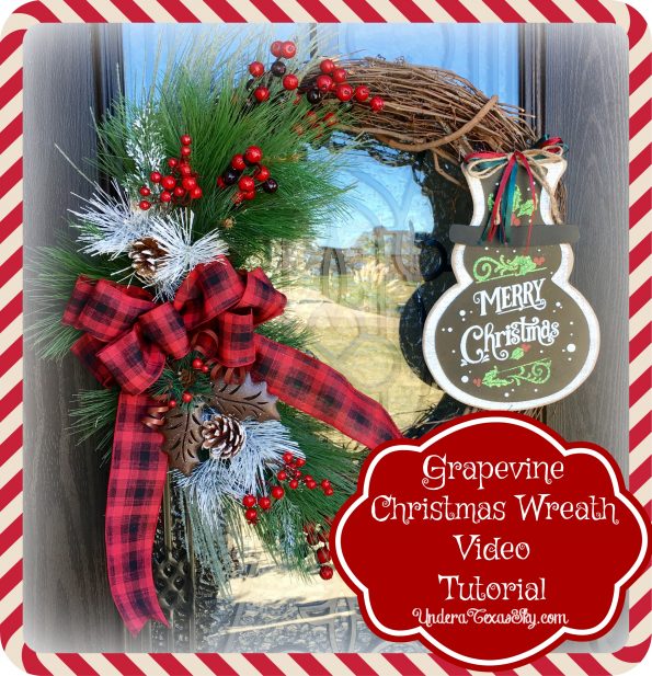 Grapevine Christmas Wreath Tutorial