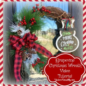 Grapevine Christmas Wreath Tutorial