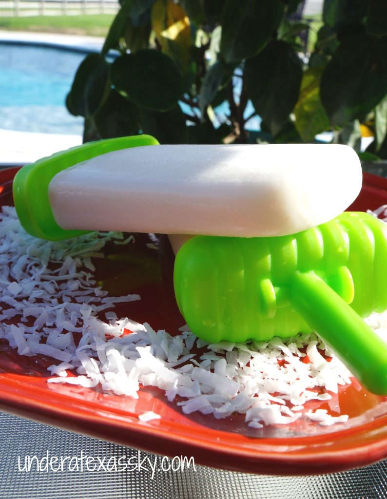Coconut Popsicle Ready to Eat