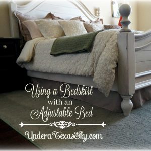 Using a Bedskirt with an Adjustable Bed