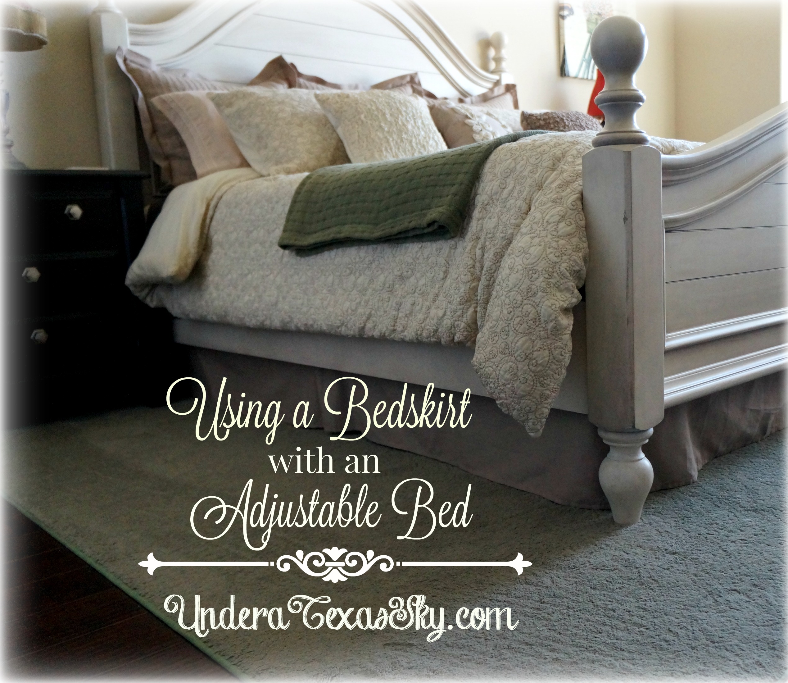 Using A Bedskirt With An Adjustable Bed, Adjustable Bed Skirts King