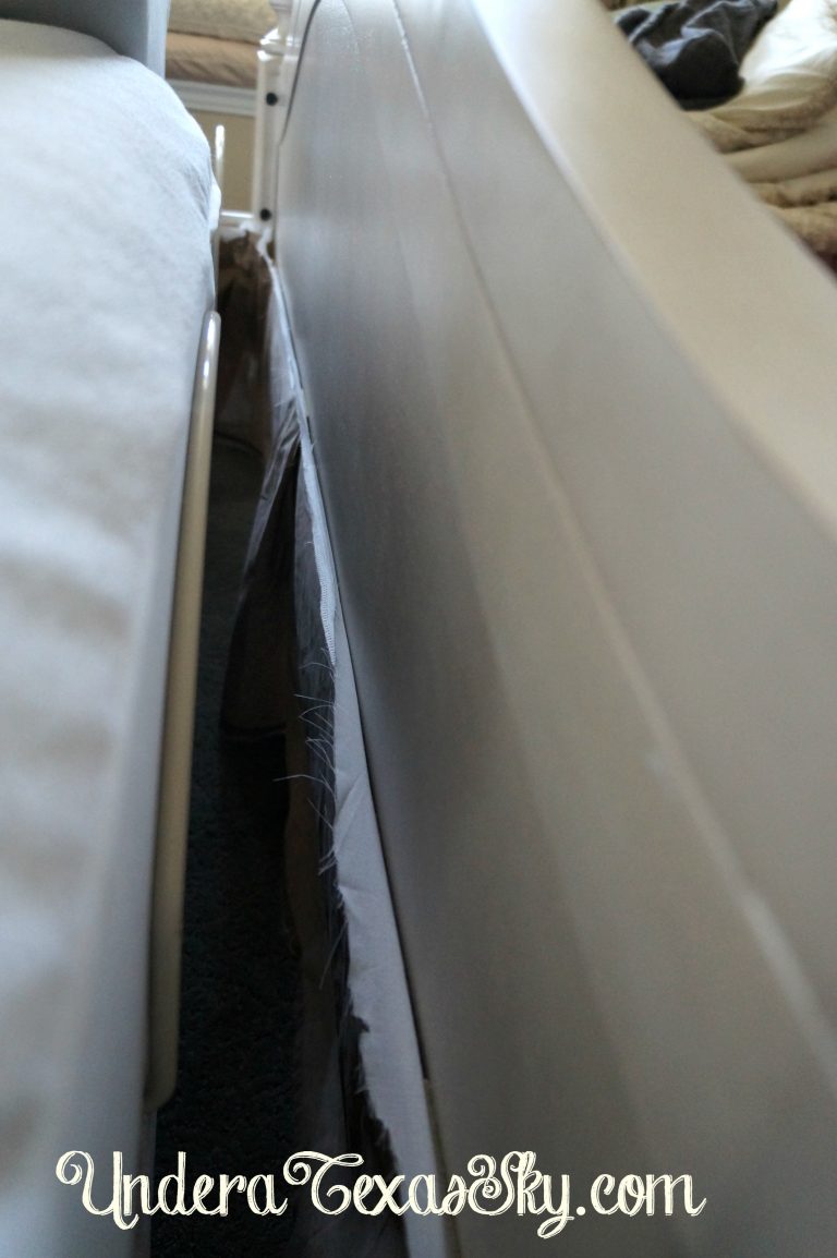 Using a Bedskirt with an Adjustable Bed Under a Texas Sky