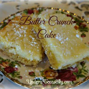 Butter Crunch Cake
