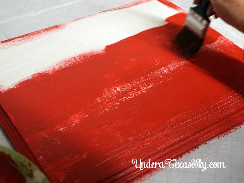 Crackle Finish Wood Sign Under a Texas Sky