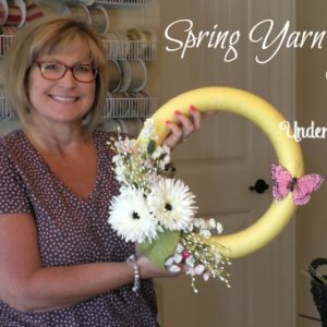 Spring Yarn Wreath Tutorial